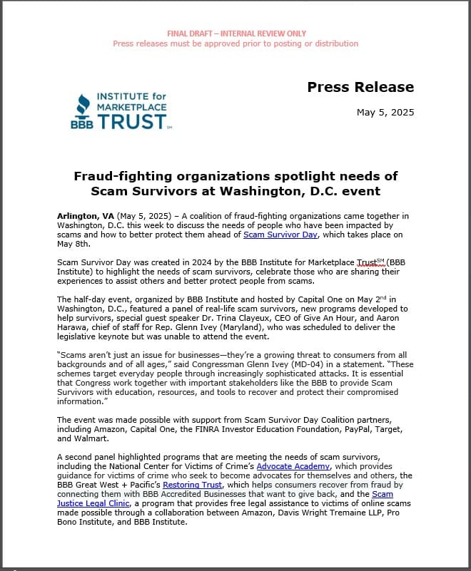 thumbnail image of press release